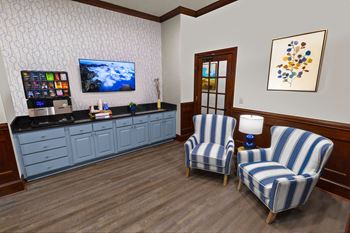 Coffee bar in leasing office